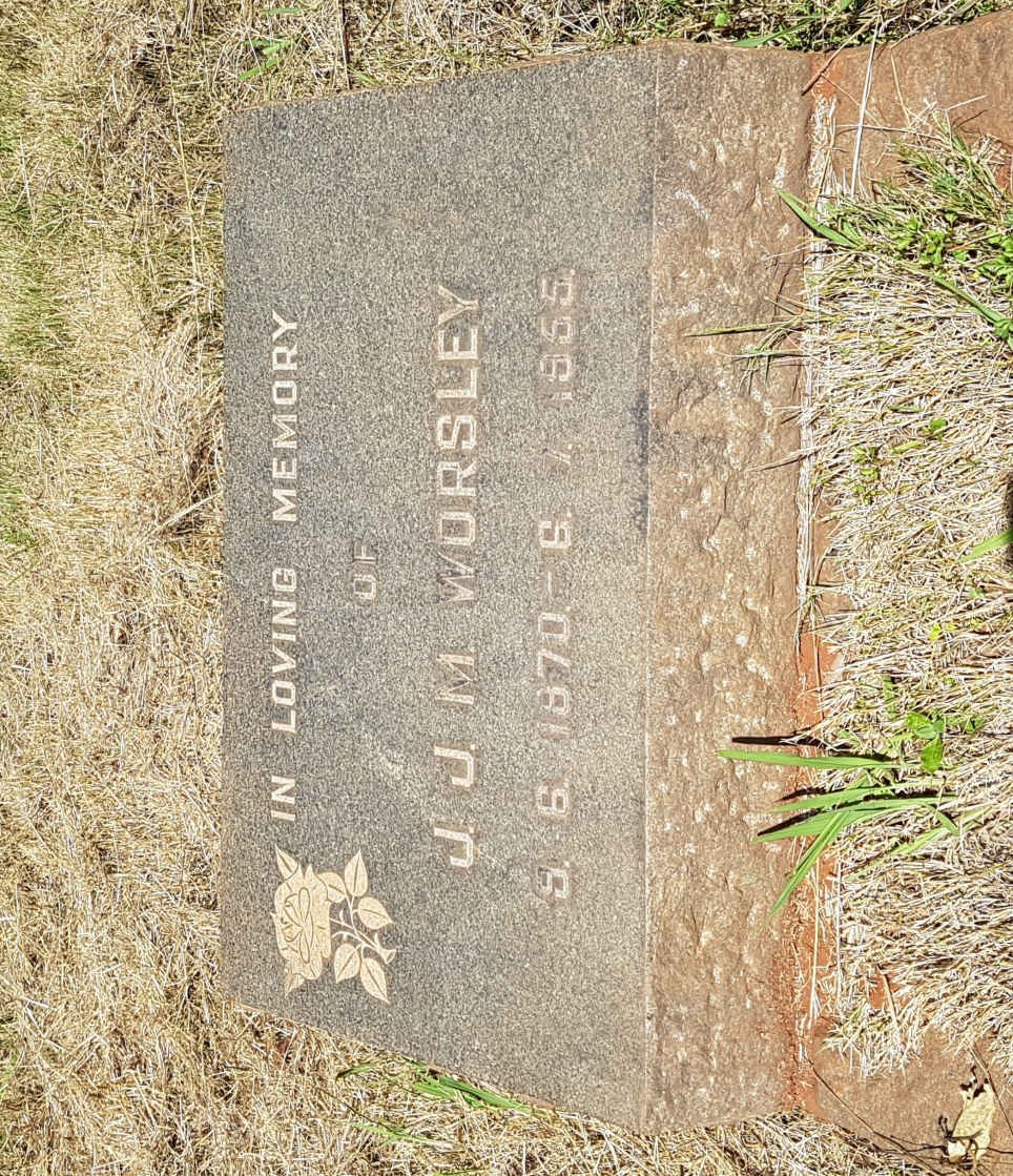 WORSLEY J.J.M. 1870-1955