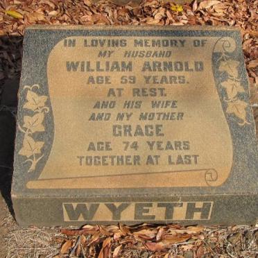 WYETH William Arnold &amp; Grace