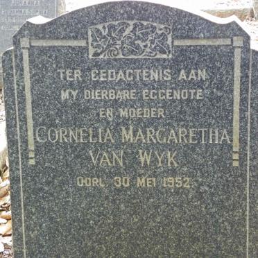 WYK Cornelia Margaretha, van -1952