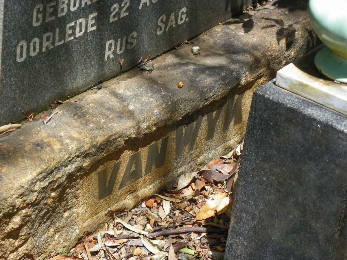 WYK Jacobus Johannes, van 1908-1946 &amp; Maria Catharina HANSEN nee SERFONTEIN 1908-1953 :: VAN WYK Gerrit 1937-1989
