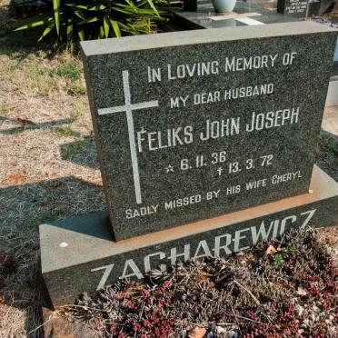 ZACHAREWICZ Feliks John Joseph 1936-1972