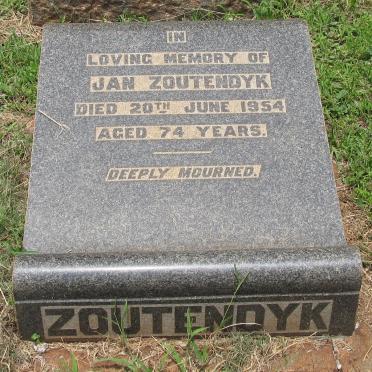 ZOUTENDYK Jan -1954