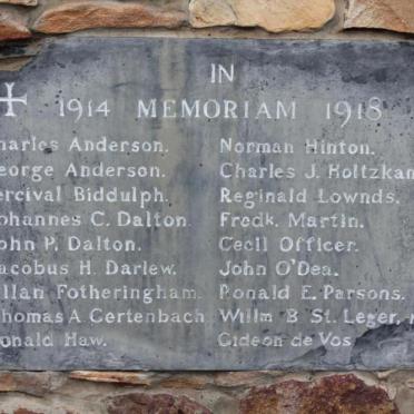 06. In Memoriam 1914-1918