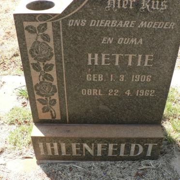IHLENFELDT Hettie 1906-1962