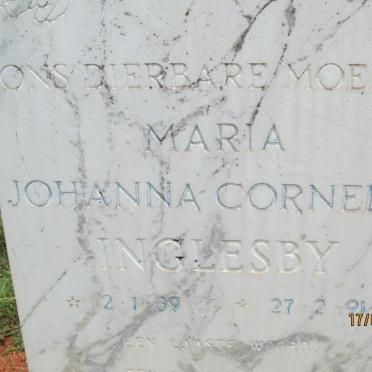 INGLESBY Maria Johanna Cornelia 1939-1991