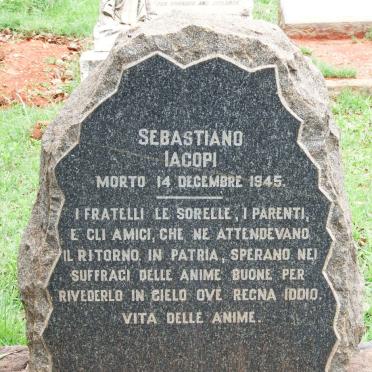 IACOPI Sebastiano -1945