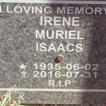 ISAACS Irene Muriel 1935-2016