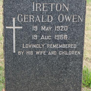 IRETON Gerald Owen 1920-1964