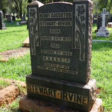 IRVINE Henry Augustus, STEWART 1875-1943