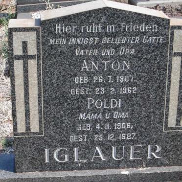 IGLAUER Anton 1907-1962 &amp; Poldi 1906-1987