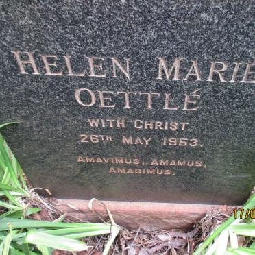 OETTLÉ Helen Marie -1953