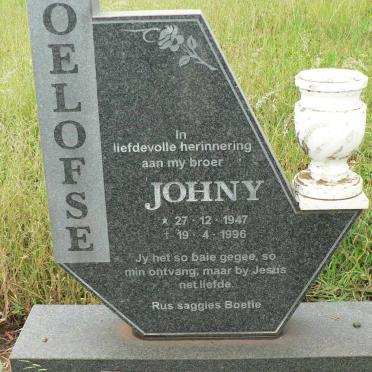 OELOFSE Johny 1947-1996