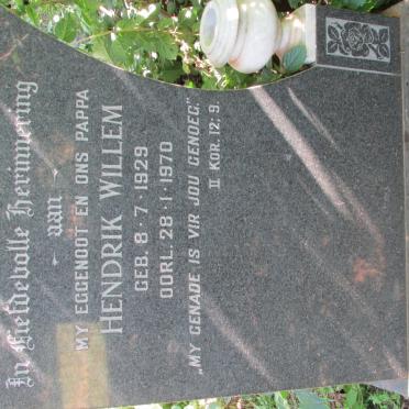 OLIVIER Hendrik Willem 1929-1970