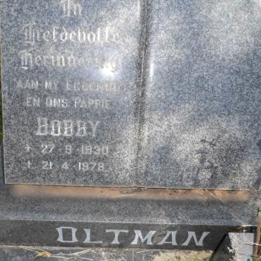 OLTMAN Bobby 1930-1978