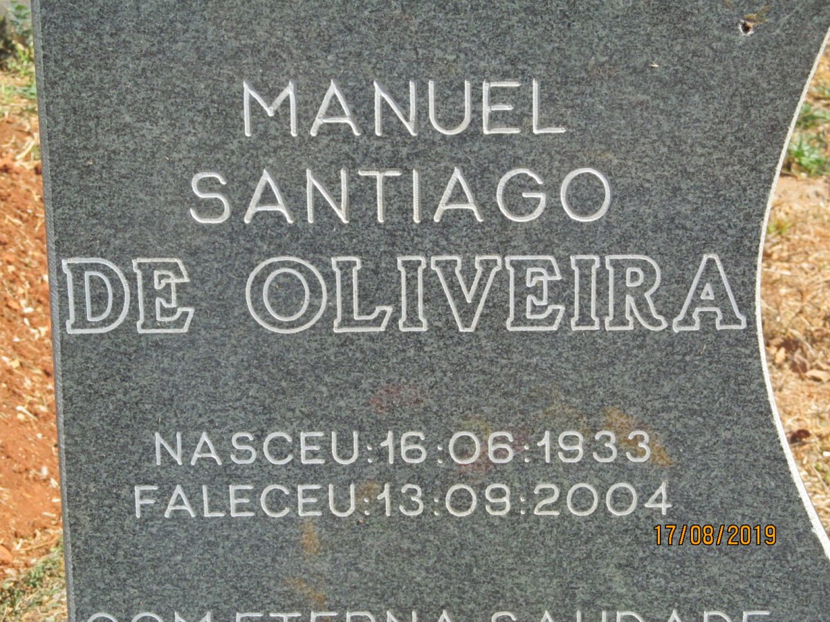 OLIVEIRA Manuel Santiago, de 1933-2004