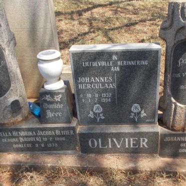 OLIVIER Johannes Herclaas 1905-1969 &amp; Isabella Hendrika Jacoba KRUGER 1908-1979 :: OLIVIER Johannes Herculaas 1932-1994