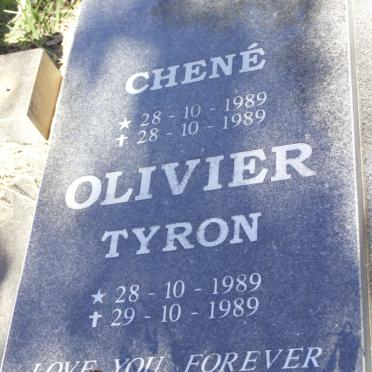 OLIVIER Tyron 1989-1989 :: OLIVIER Chene 1989-1989