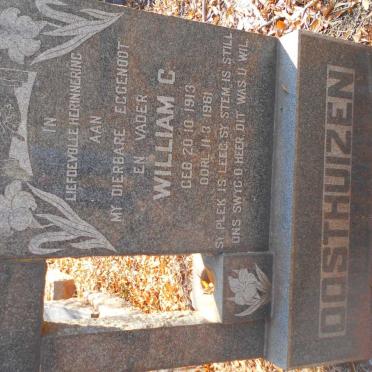 OOSTHUIZEN William C. 1913-1961
