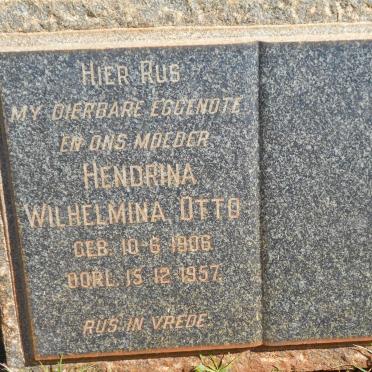 OTTO Hendrina Wilhelmina 1906-1957