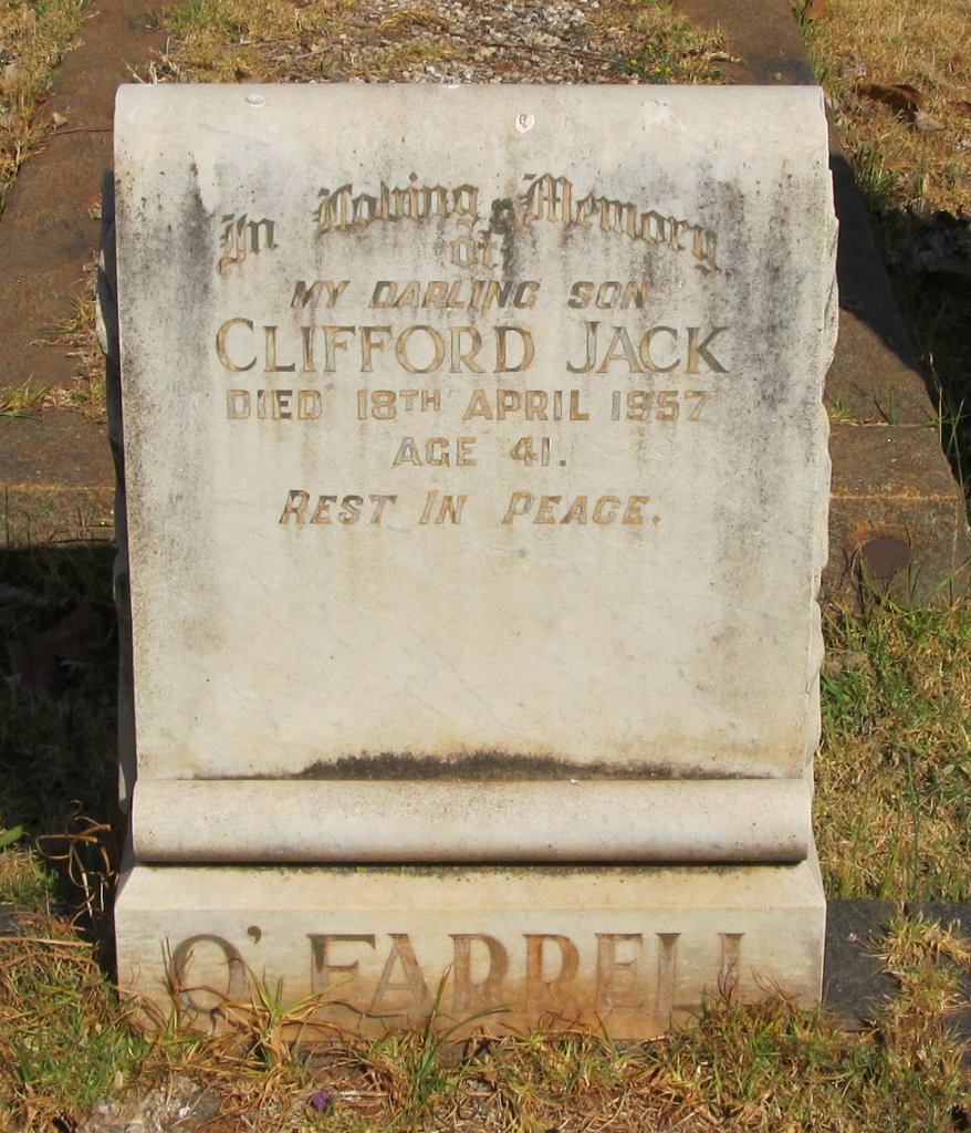 O'FARRELL Clifford Jack -1957 