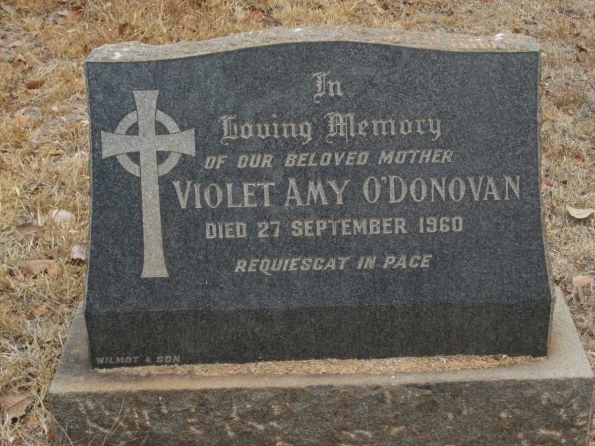 O'DONOVAN Violet Amy -1960