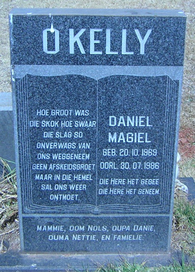 O'KELLY Daniel Magiel 1969-1986