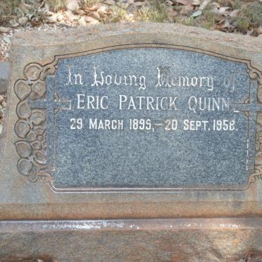 QUINN Eric Patrick 1895-1958
