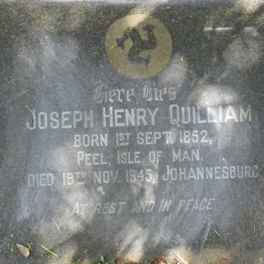 QUILLIAM Joseph Henry 1852-1945