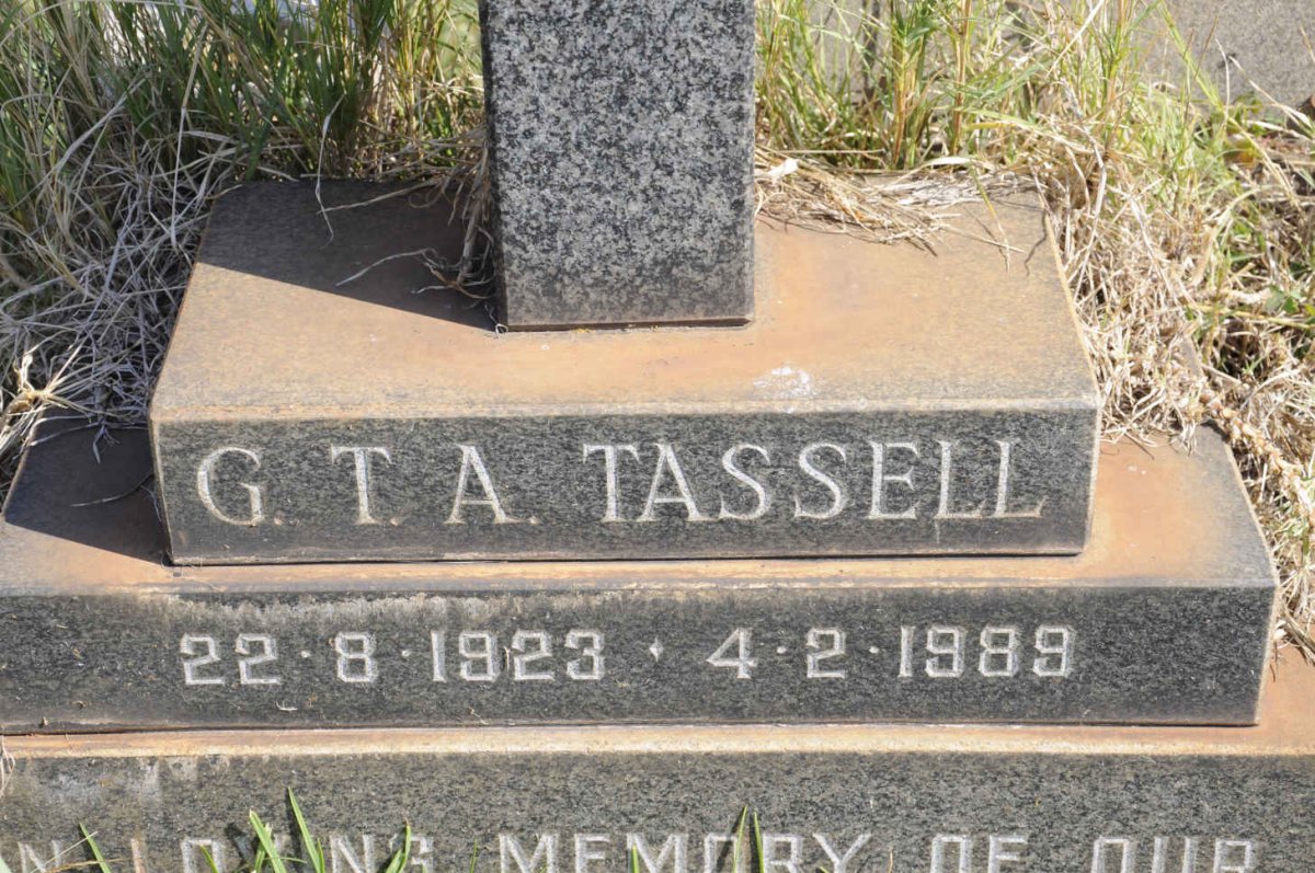 TASSELL G.T.A.  1923-1989
