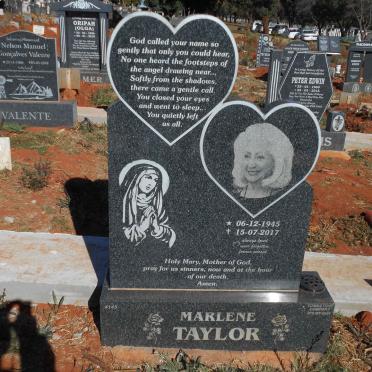 TAYLOR Marlene 1945-2017