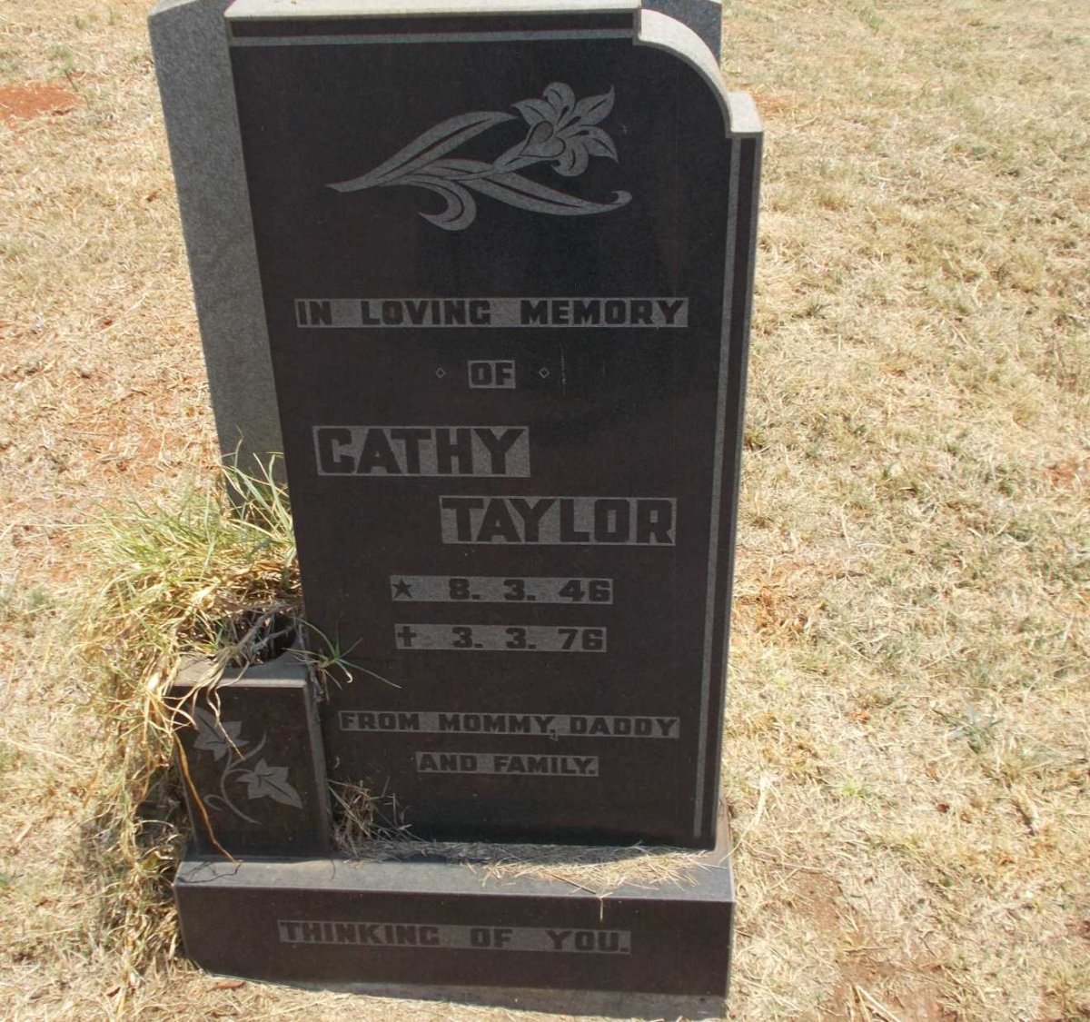 TAYLOR Cathy 1946-1976