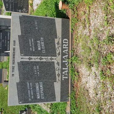 TALJAARD Marthinus Stephanus 1932-1990 &amp; Maria Elizabeth 1937-