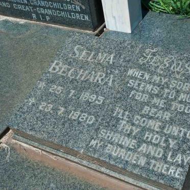 TARRY Fred Shid 1906-1981 &amp; Selma Bechara 1895-1980