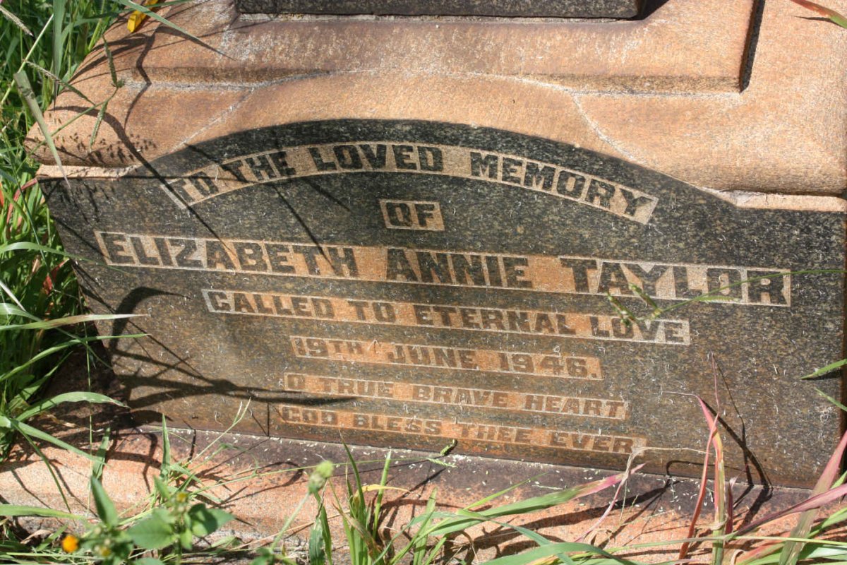 TAYLOR Elizabeth Annie -1946