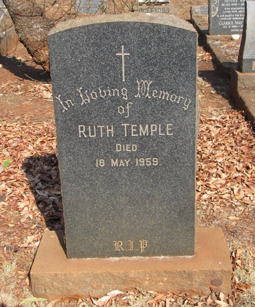 TEMPLE Ruth -1959