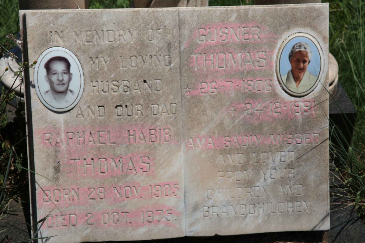 THOMAS Raphael Habib 1905-1975 &amp; Gusner 1906-1991