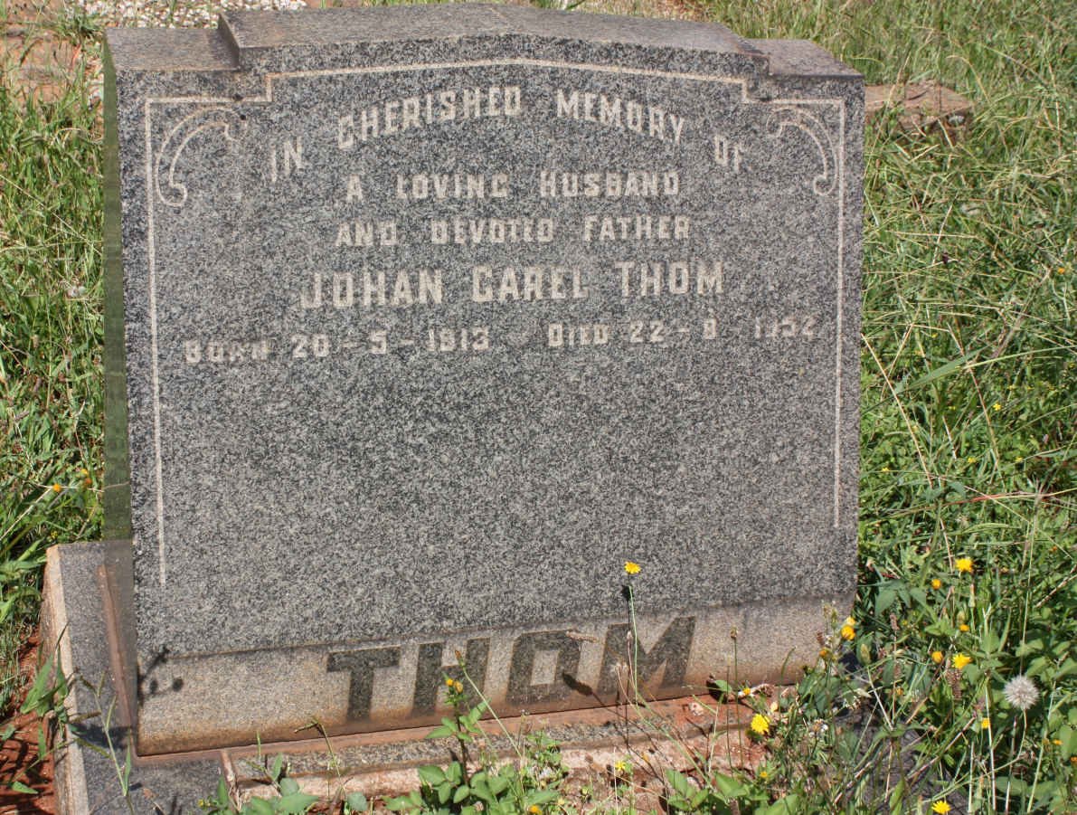 THOM Johan Carel 1913-1952