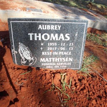 THOMAS Aubrey 1959-2017
