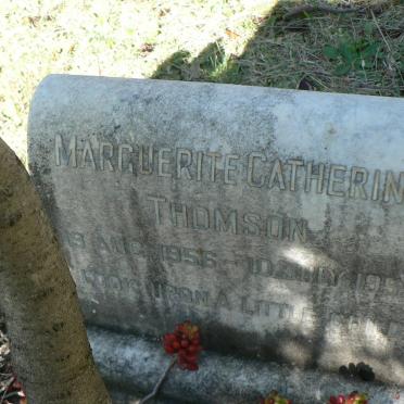 THOMSON Marguerite Catherin? 1956-195?