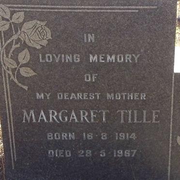 TILLE Margaret 1914-1967