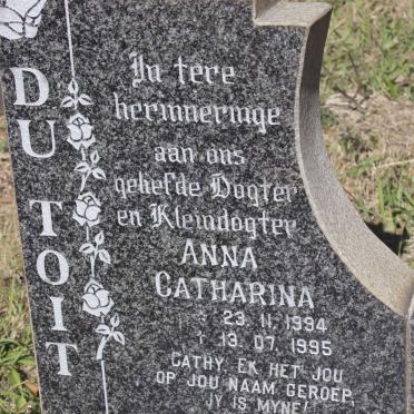 TOIT Anna Catharina, du 1994-1995