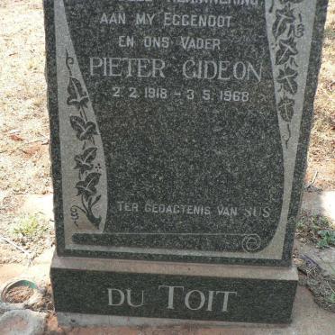 TOIT Pieter Gideon, du 1918-1968