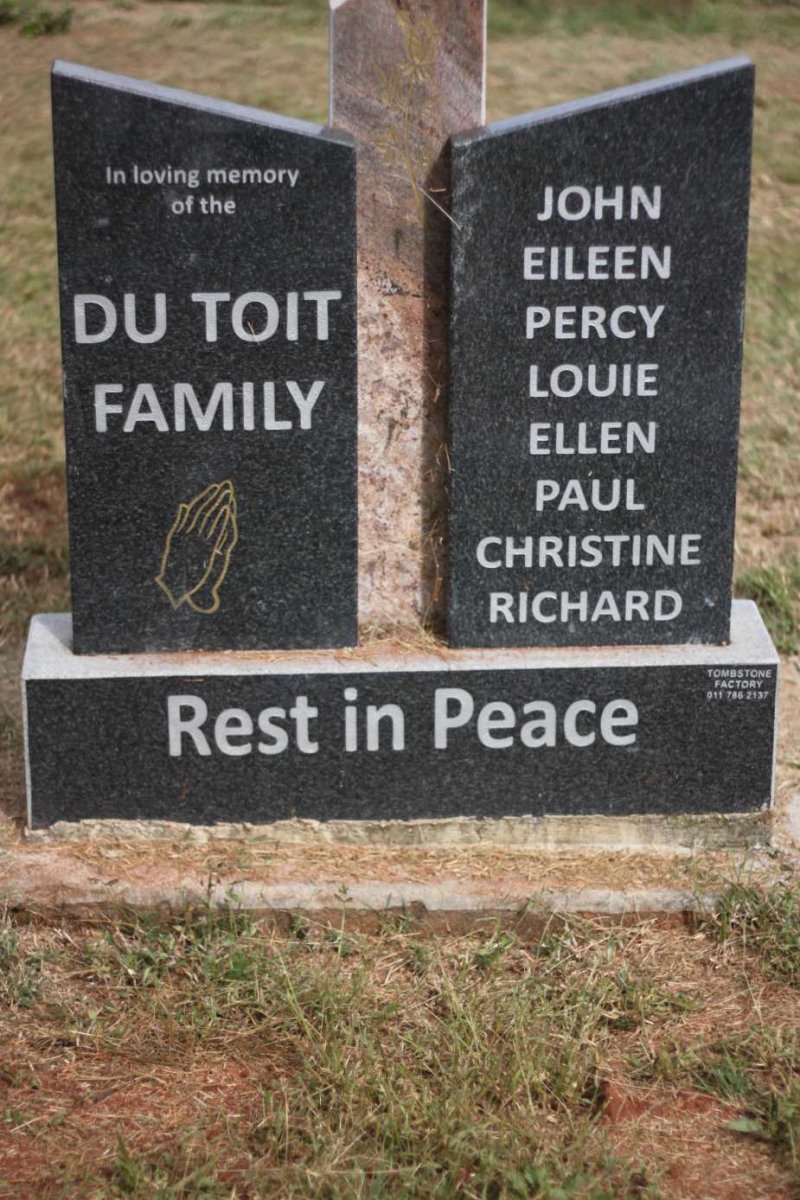 TOIT John, du :: DU TOIT Eileen :: DU TOIT Percy :: DU TOIT Louie