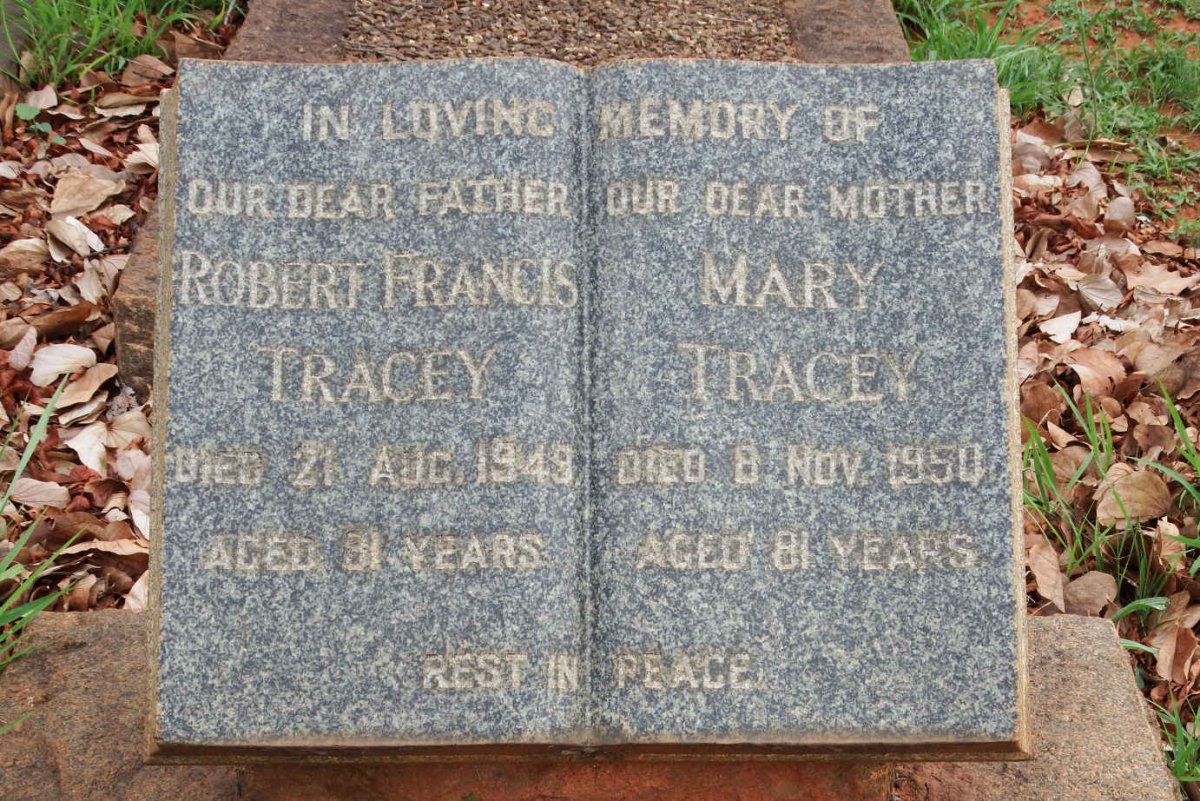 TRACEY Robert Francis -1949 &amp; Mary -1950