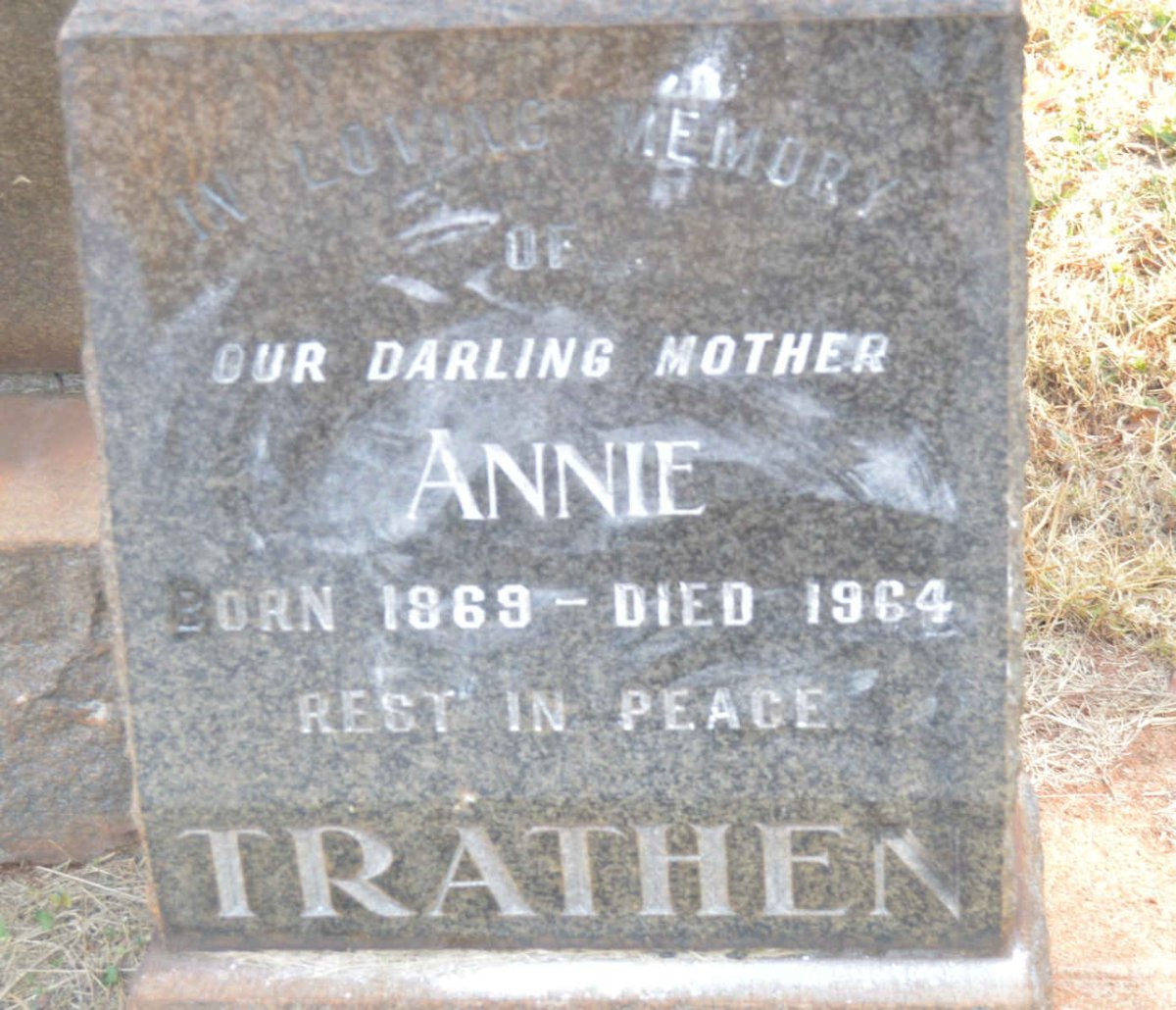 TRATHEN Annie 1869-1964