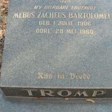 TROMP Mebus Zacheus Bartolomeus 1906-1960