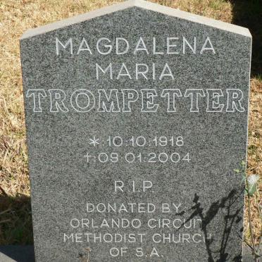 TROMPETTER Magdalena Maria 1918-2004