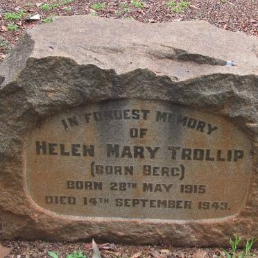 TROLLIP Helen Mary nee BERG 1915-1943