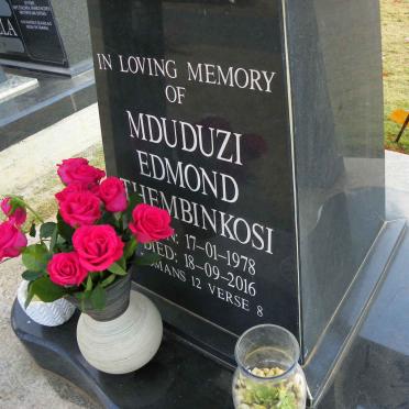 TSHABALALA Mduduzi Edmond Thembinkosi 1978-2016