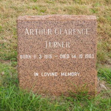 TURNER Arthur Clarence 1915-1963